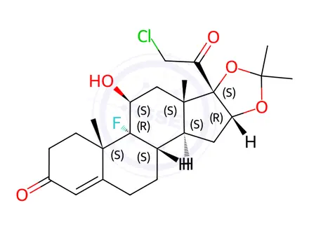 Chemical structure of Halcinonide