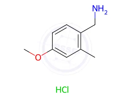 Chemical structure of 4-Methoxy-2-methylbenzylamine hydrochloride