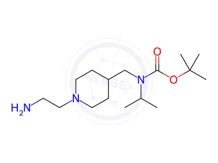 Chemical structure of tert-Butyl ((1-(2-aminoethyl)piperidin-4-yl)methyl)(isopropyl)carbamate