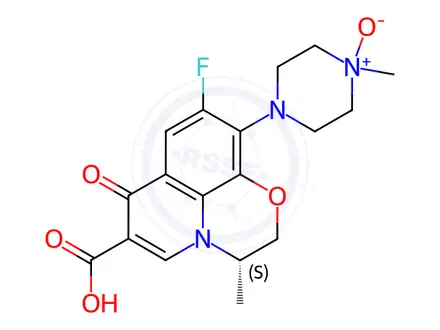 Chemical structure of Levofloxacin EP Impurity C