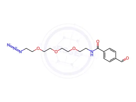 Chemical structure of N-(2-(2-(2-(2-Azidoethoxy)ethoxy)ethoxy)ethyl)-4-formylbenzamide
