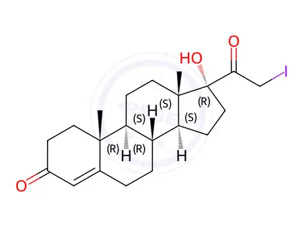 Chemical structure of Progesterone Impurity 117