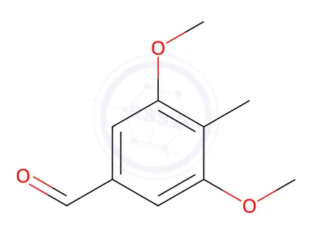 Chemical structure of 3,5-Dimethoxy-4-methylbenzaldehyde