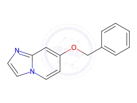 Chemical structure of Imidazo[1,2-a]pyridine, 7-(phenylmethoxy)-