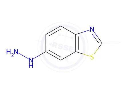 Chemical structure of Benzothiazole, 6-hydrazino-2-methyl-(9CI)