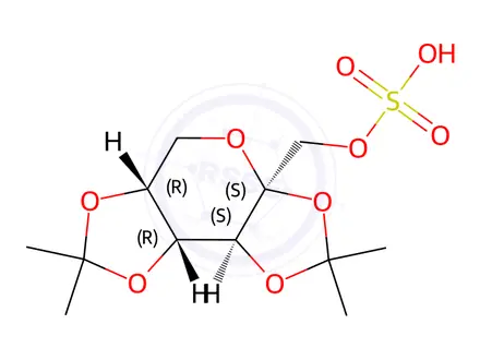Chemical structure of Topiramate Impurity 14