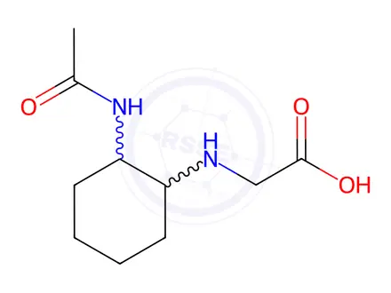 Chemical structure of ((R)-1-Acetyl-pyrrolidin-3-ylamino)-acetic acid