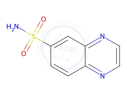 Chemical structure of Quinoxaline-6-sulfonamide