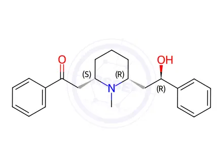 Chemical structure of Lobeline Hydrochloride Impurity 1 Monomer(Lobeline Hydrochloride EP Impurity A)