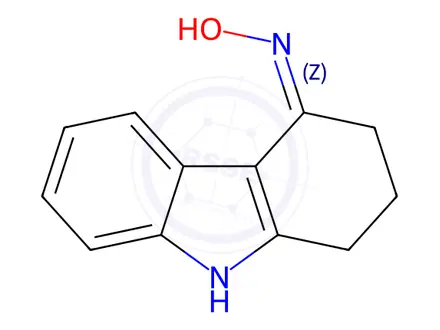 Chemical structure of (4E)-1,2,3,9-Tetrahydro-4H-carbazol-4-one oxime