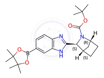 Chemical structure of Ledipasvir Impurity 12