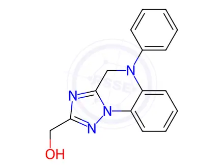 Chemical structure of (5-Phenyl-4,5-dihydro-[1,2,4]triazolo[1,5-a]quinoxalin-2-yl)methanol