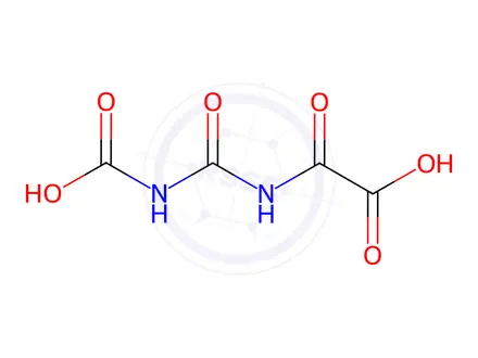 Chemical structure of Acetic acid, [[(carboxyamino)carbonyl]amino]oxo-(9CI)