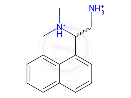 Chemical structure of 1-NAPHTHALENEETHYLAMINE, beta-DIMETHYLAMINO-, DIHYDROBROMIDE