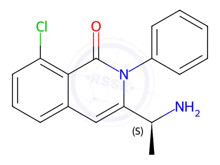 Chemical structure of Duvelisib Impurity 2