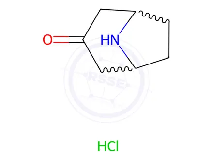 Chemical structure of Nortropinone Hydrochloride