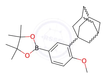Chemical structure of Adapalene impurity 17