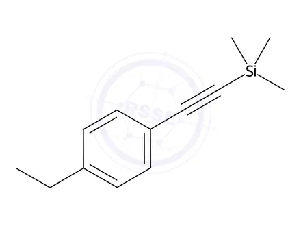 Chemical structure of (4-Ethylphenylethynyl)trimethylsilane