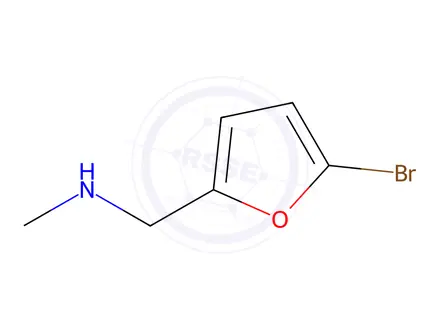 Chemical structure of [(5-bromofuran-2-yl)methyl](methyl)amine