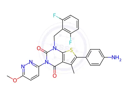 Chemical structure of Relugolix Impurity 111