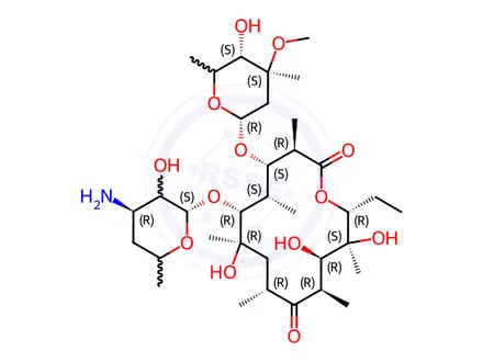 Chemical structure of Erythromycin Impurity 49