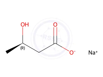 Chemical structure of Lactic Acid Impurity 118 Sodium Salt