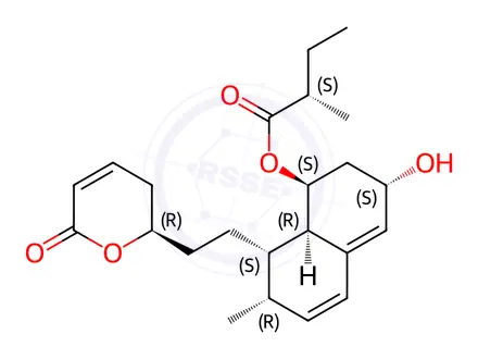 Chemical structure of Pravastatin Impurity 14