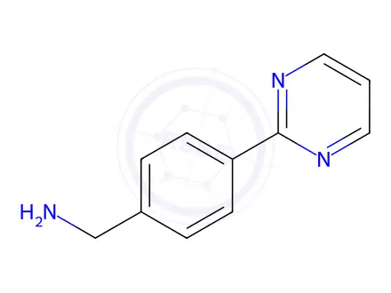 Chemical structure of (4-(Pyrimidin-2-yl)phenyl)methanamine