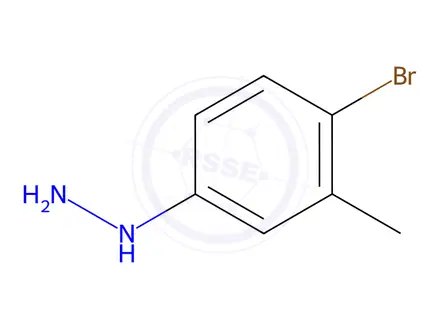Chemical structure of (4-Bromo-3-methylphenyl)hydrazine