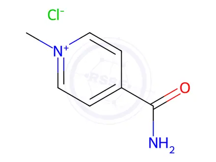 Chemical structure of 1-Methyl Isonicotinamide Chloride