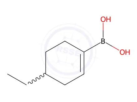 Chemical structure of (4-Ethylcyclohex-1-en-1-yl)boronic acid