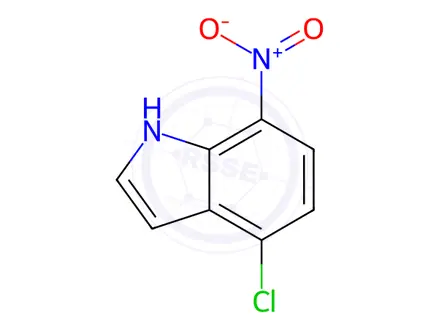 Chemical structure of 4-Chloro-7-nitroindole