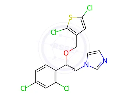 Chemical structure of Tioconazole Impurity 5 (Tioconazole EP Impurity B) (Mixture of Enantiomers)