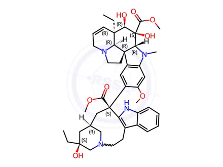 Chemical structure of Vinblastine Sulfate Impurity 8