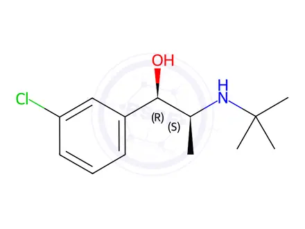 Chemical structure of Erythro-Hydroxy Bupropion Hydrochloride