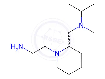 Chemical structure of N-((1-(2-Aminoethyl)piperidin-2-yl)methyl)-N-methylpropan-2-amine