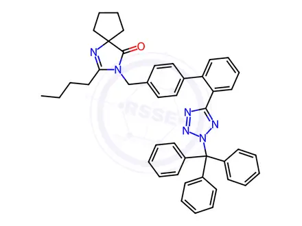 Chemical structure of N-Triphenylmethyl Irbesartan