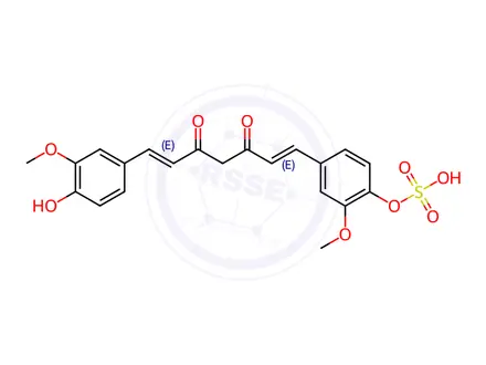 Chemical structure of Curcumin Impurity 2