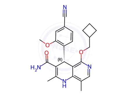 Chemical structure of Finerenone Impurity 8