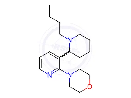 Chemical structure of 4-(3-(1-Butylpiperidin-2-yl)pyridin-2-yl)morpholine