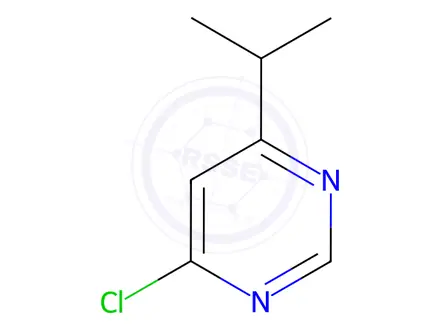 Chemical structure of 4-chloro-6-(propan-2-yl)pyrimidine