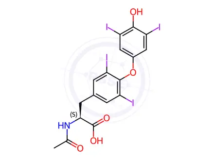Chemical structure of Levothyroxine Impurity 19