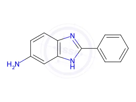 Chemical structure of 2-Phenyl-1H-benzo[d]imidazol-6-amine