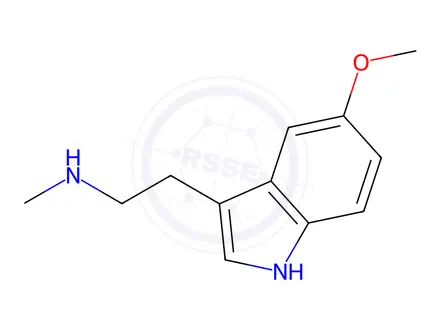 Chemical structure of N-Methyl-5-methoxytryptamine
