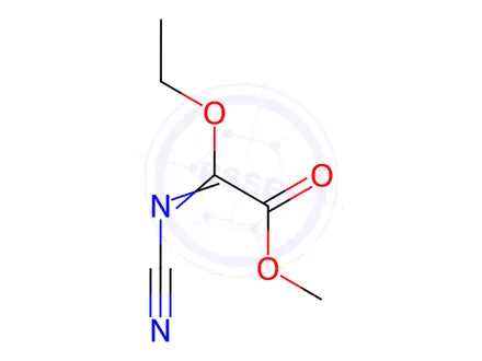 Chemical structure of Acetic acid, (cyanoimino)ethoxy-, methyl ester (9CI)