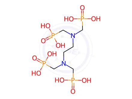Chemical structure of [1,2-Ethanediylbis[nitrilobis(methylene)]]tetrakisphosphonic Acid Calcium Sodium Salt