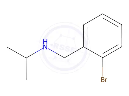 Chemical structure of [(2-Bromophenyl)methyl](propan-2-yl)amine