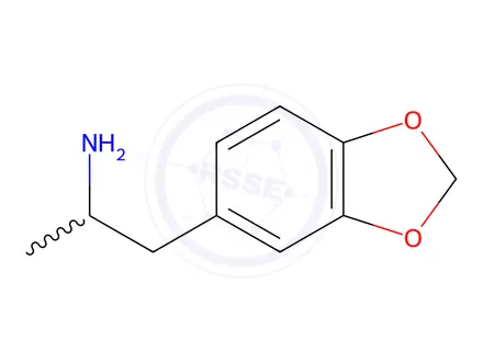 Chemical structure of Amphetamine Impurity 2