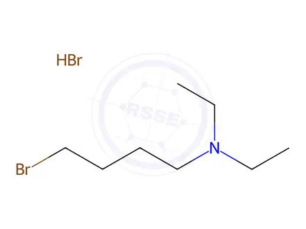 Chemical structure of 4-Bromo-N,N-diethyl-1-butanamine Hydrobromide