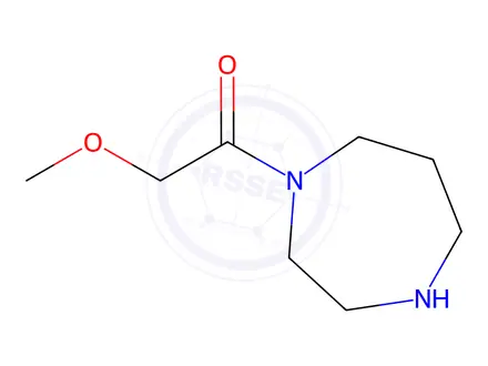 Chemical structure of 1-(1,4-Diazepan-1-yl)-2-methoxyethan-1-one